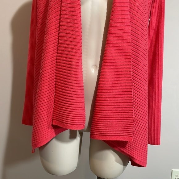 Worthington Long Sleeve Open Cardigan Asymmetrical M - Picture 3 of 13